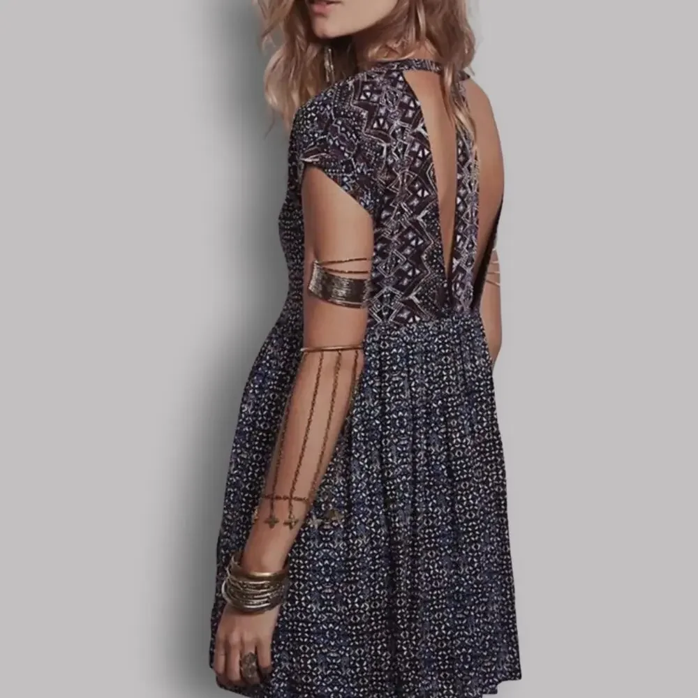Free People Sundown Babydoll Mini Dress - Picture 2 of 7